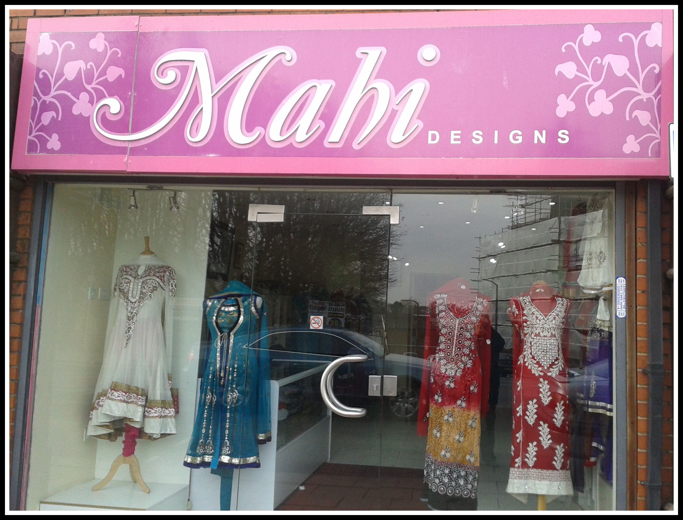 Mahi Designs, 42 St Helens Road, Bolton, BL3 3NH.